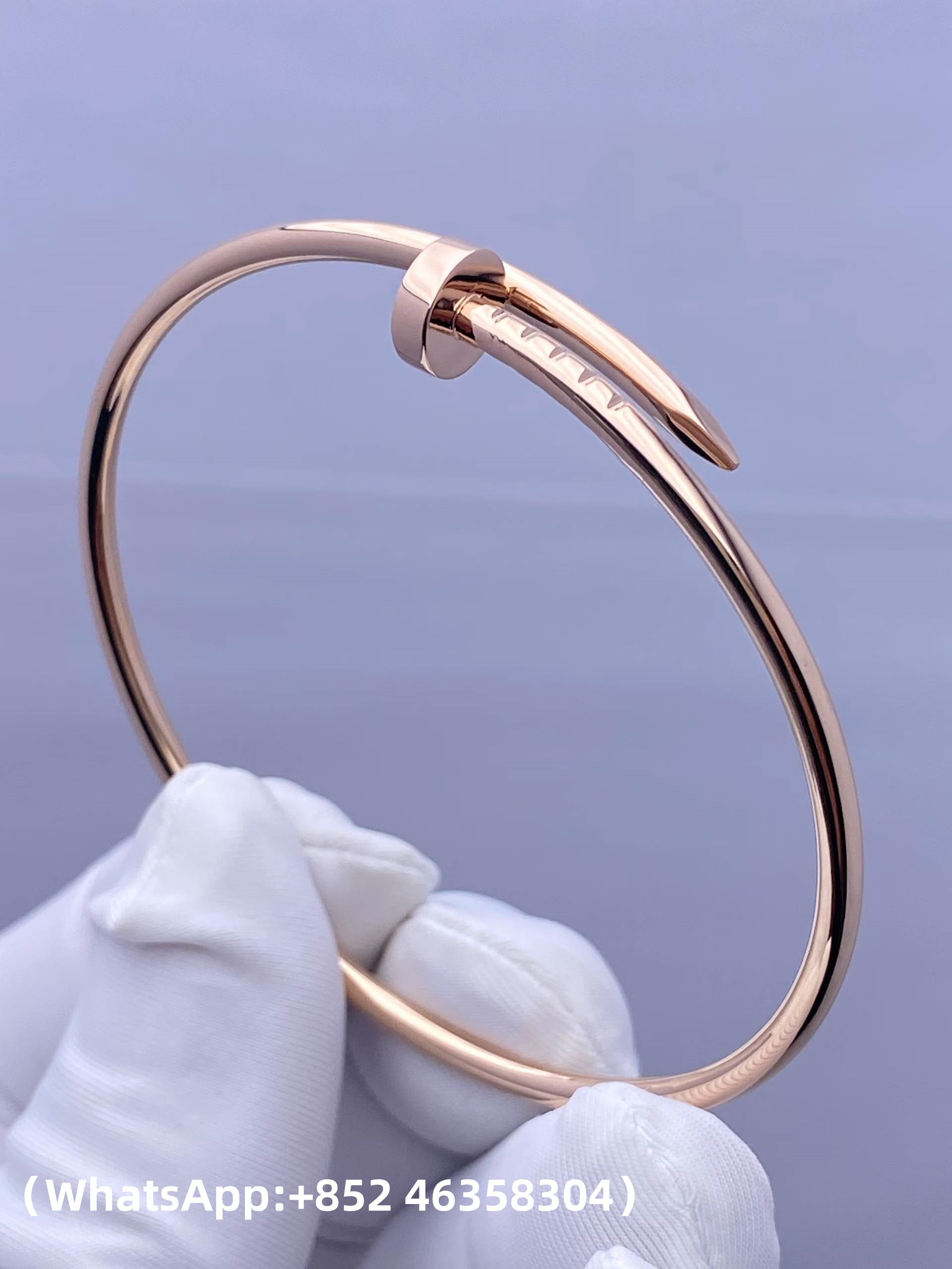 Premium 1:1 Cartier Juste un Clou Bracelet Small Model Replica – Custom Solid 18K Rose Gold