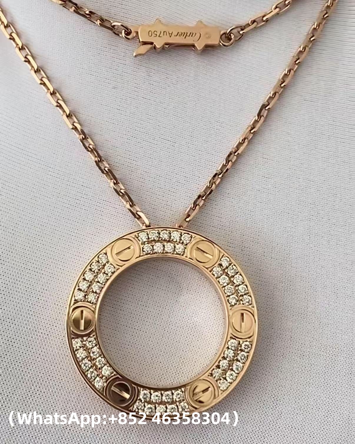 custom Cartier LOVE Pendant