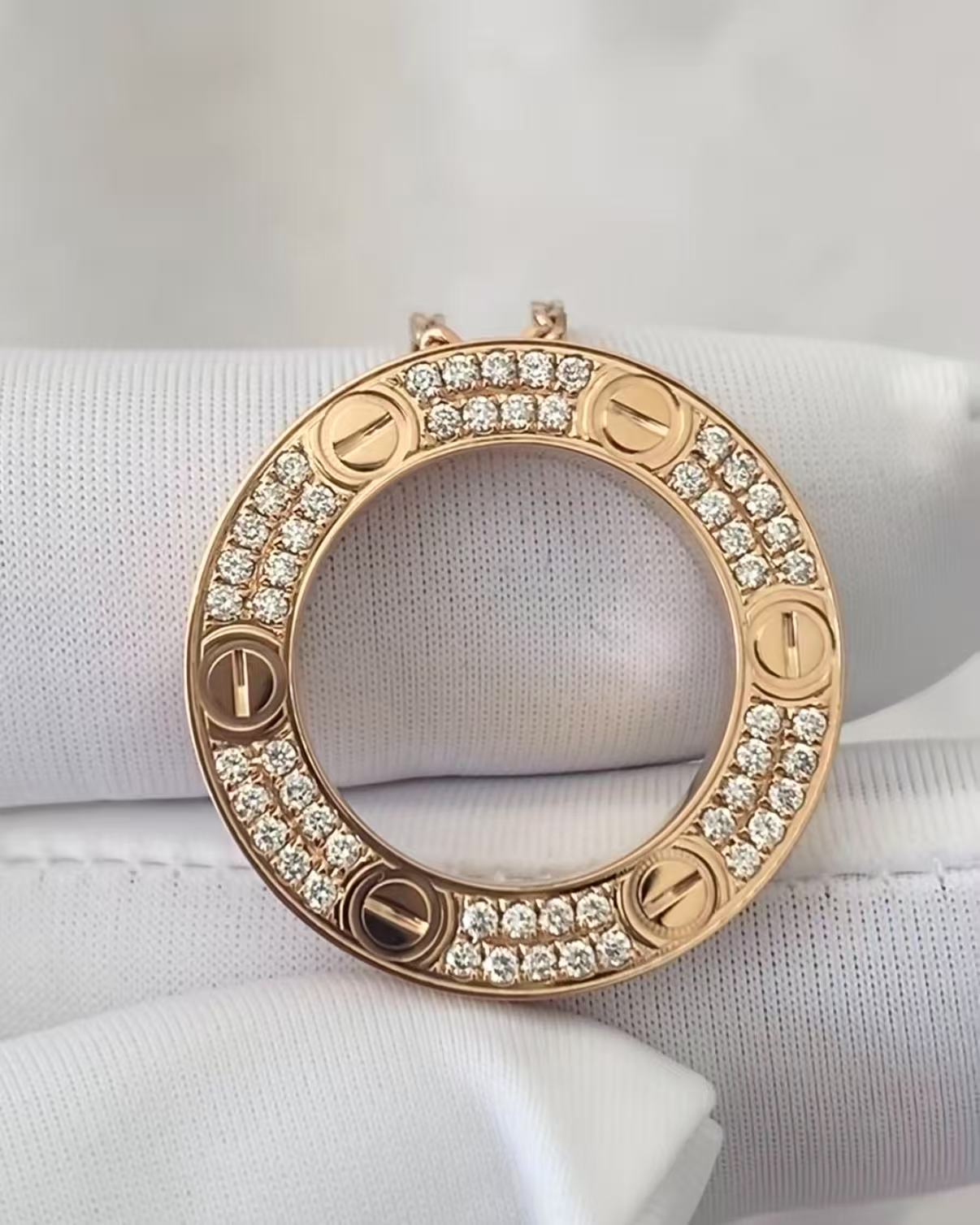 custom Cartier LOVE Pendant