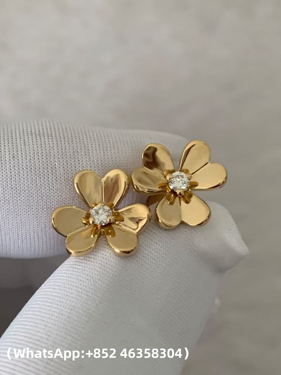 Custom Van Cleef & Arpels Frivole Earrings