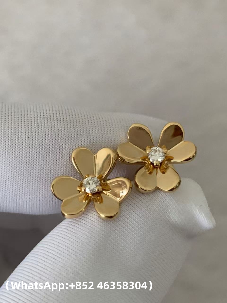 Custom Van Cleef & Arpels Frivole Earrings