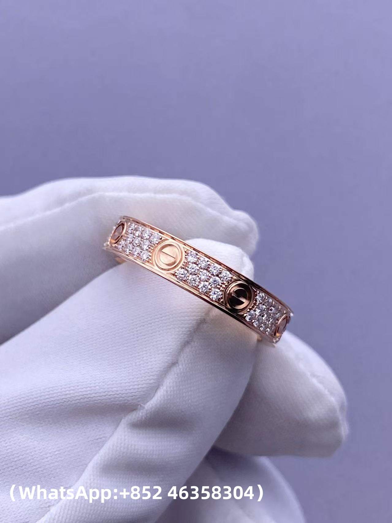 Custom Cartier LOVE Ring