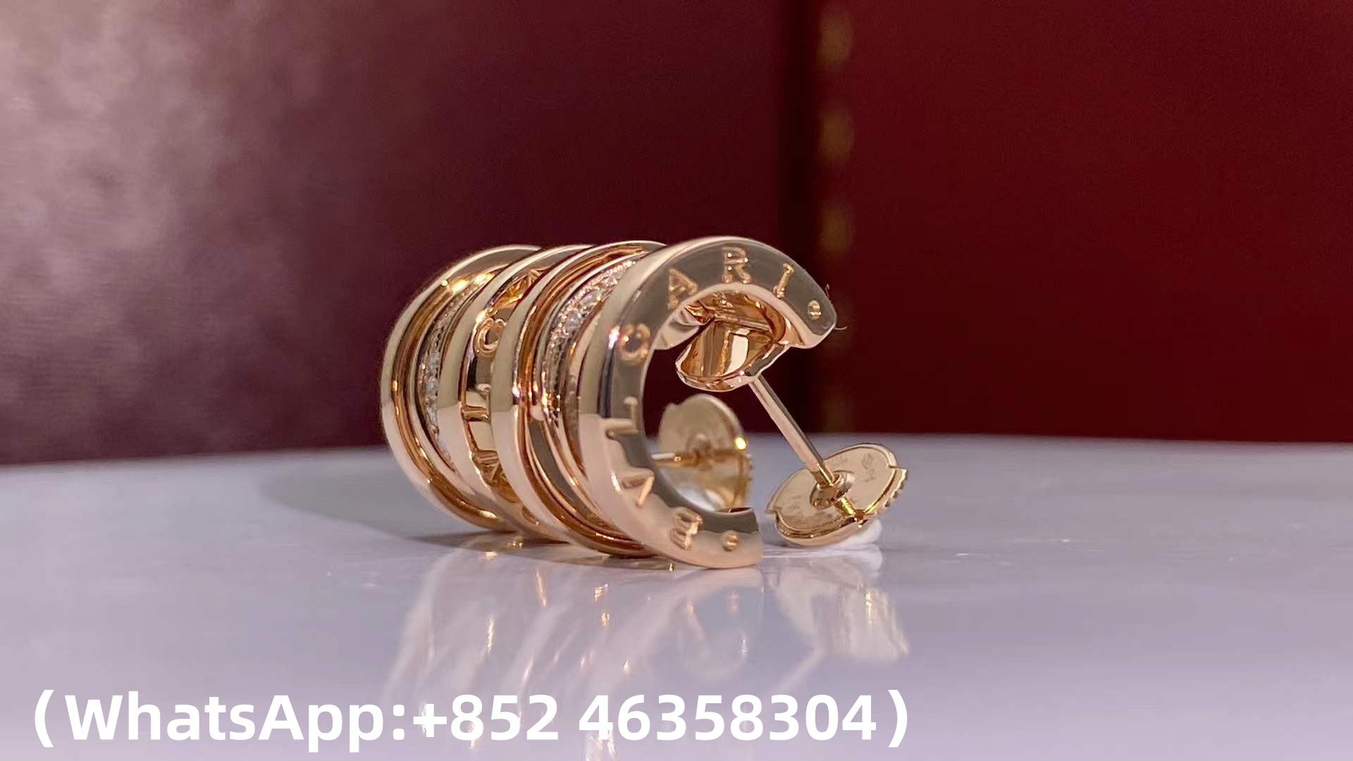 Custom Bvlgari B.zero1 Earrings
