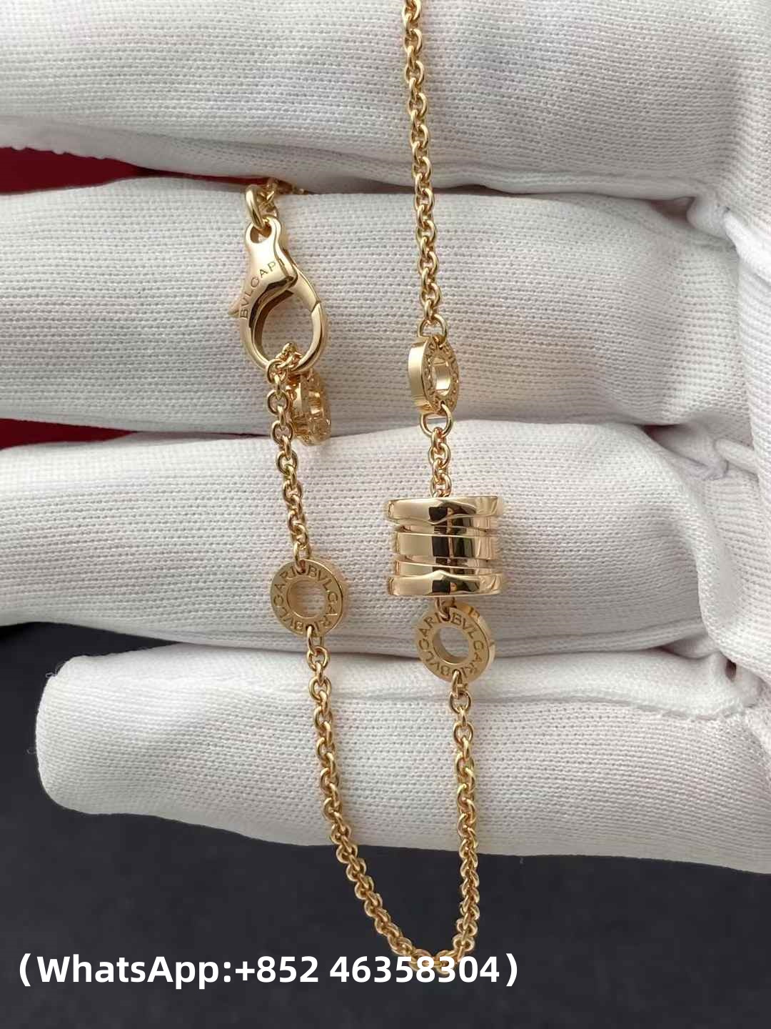 Custom Solid 18K Gold Bulgari Jewelry B.zero1 Soft Bracelet in 18K Yellow Gold
