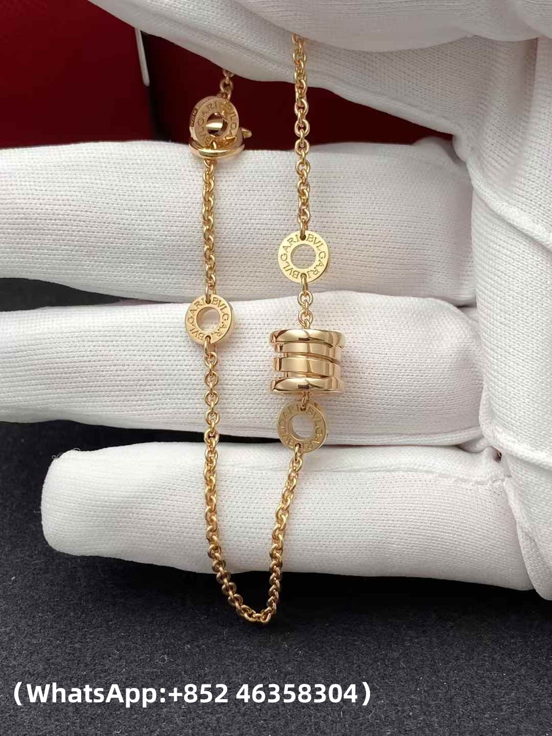 Custom Solid 18K Gold Bulgari Jewelry B.zero1 Soft Bracelet in 18K Yellow Gold