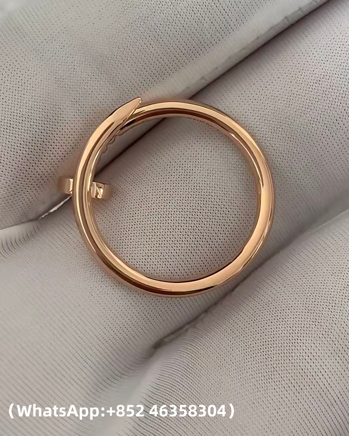 Custom Solid 18k Gold Cartier Jewelry Juste Un Clou Ring Small Model