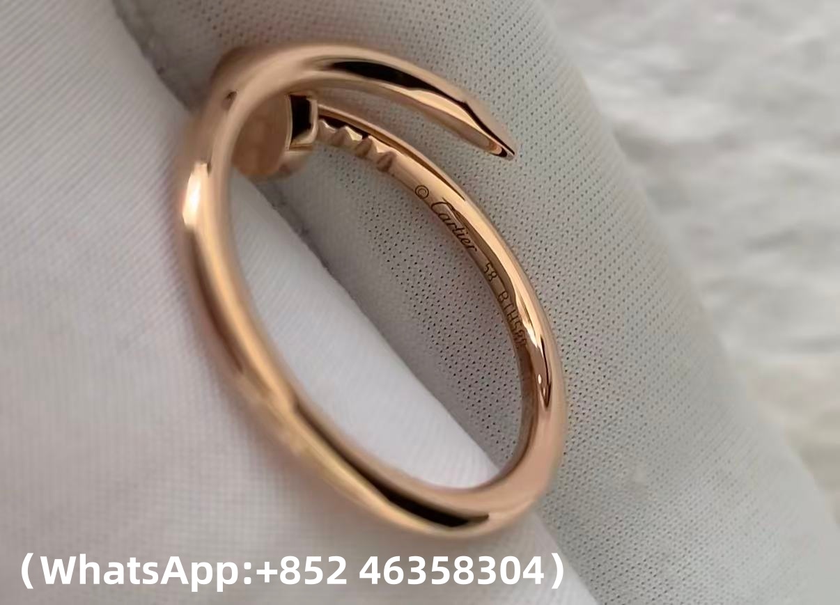 Custom Solid 18k Gold Cartier Jewelry Juste Un Clou Ring Small Model