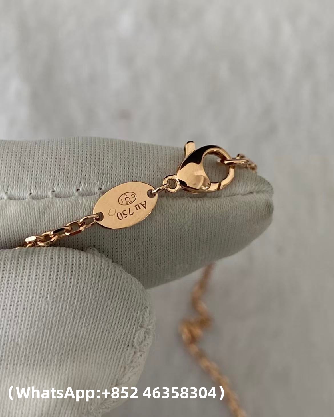 Premium 1:1 Chaumet Jeux de Liens Pendant, Diamonds Replica – Custom Solid 18k Rose Gold