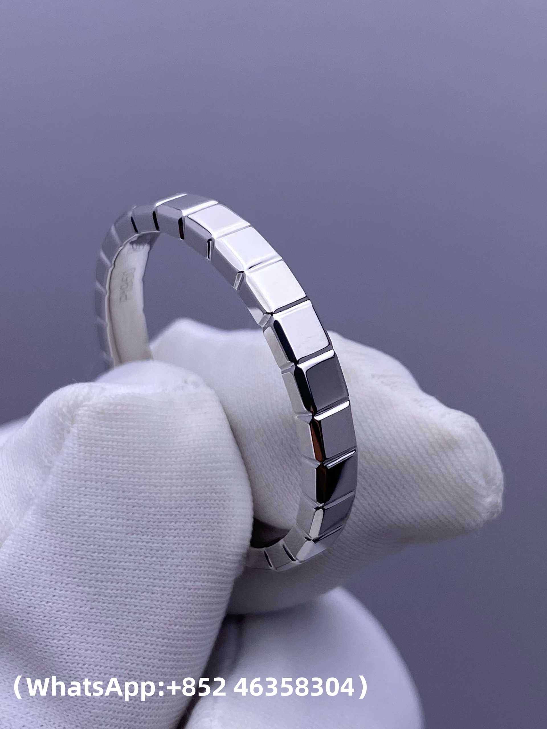 Custom 18k gold jewelry Chopard Ice Cube Ring Diamond