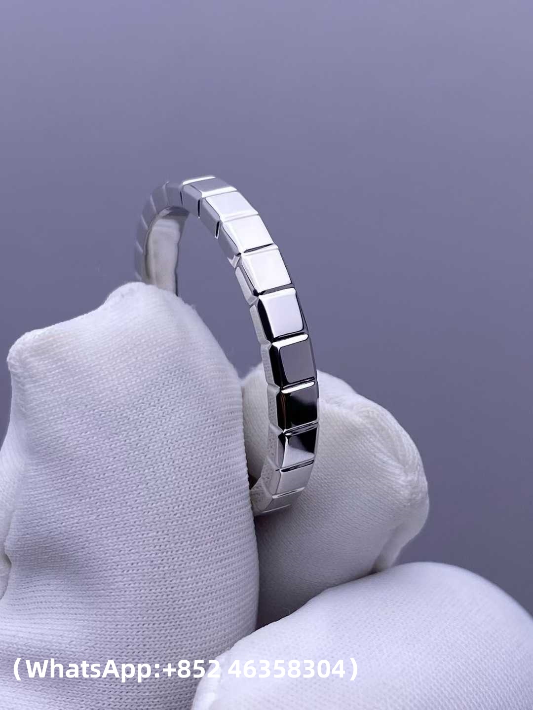 Custom 18k gold jewelry Chopard Ice Cube Ring Diamond