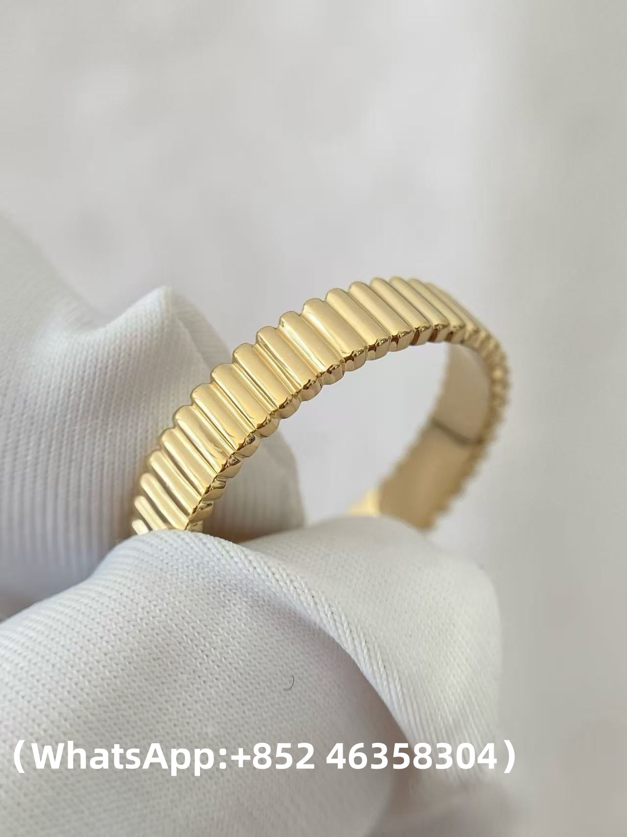 Custom Boucheron Grosgrain Wedding Band