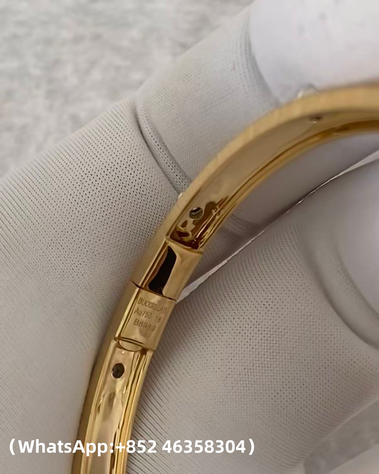 custom solid 18k gold Buccellati MACRI Gold and Platinum Bracelets