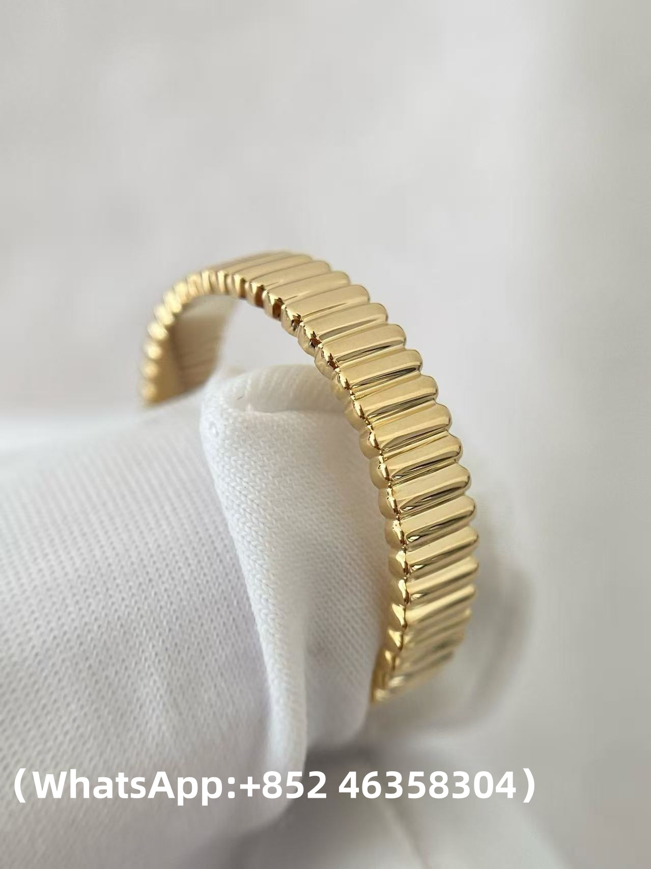 Custom Boucheron Grosgrain Wedding Band