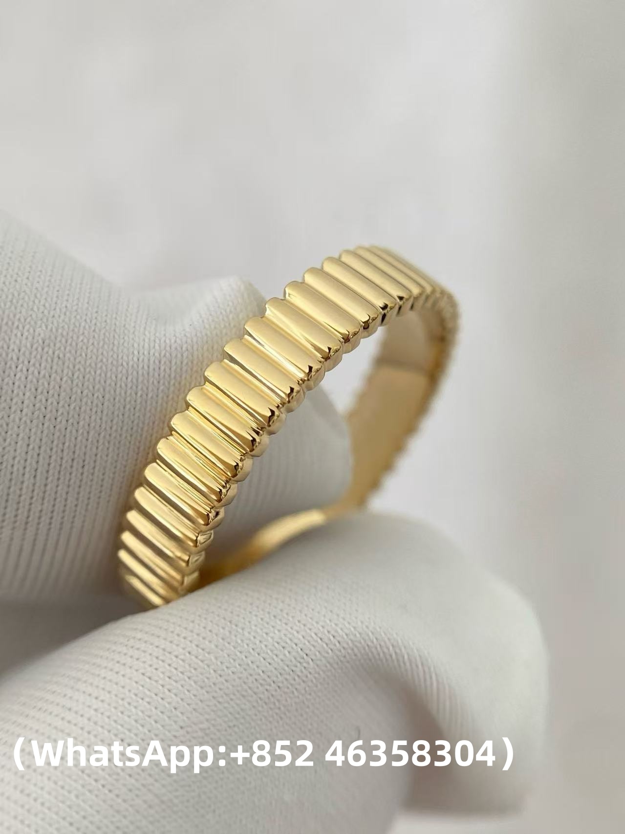 Custom Boucheron Grosgrain Wedding Band