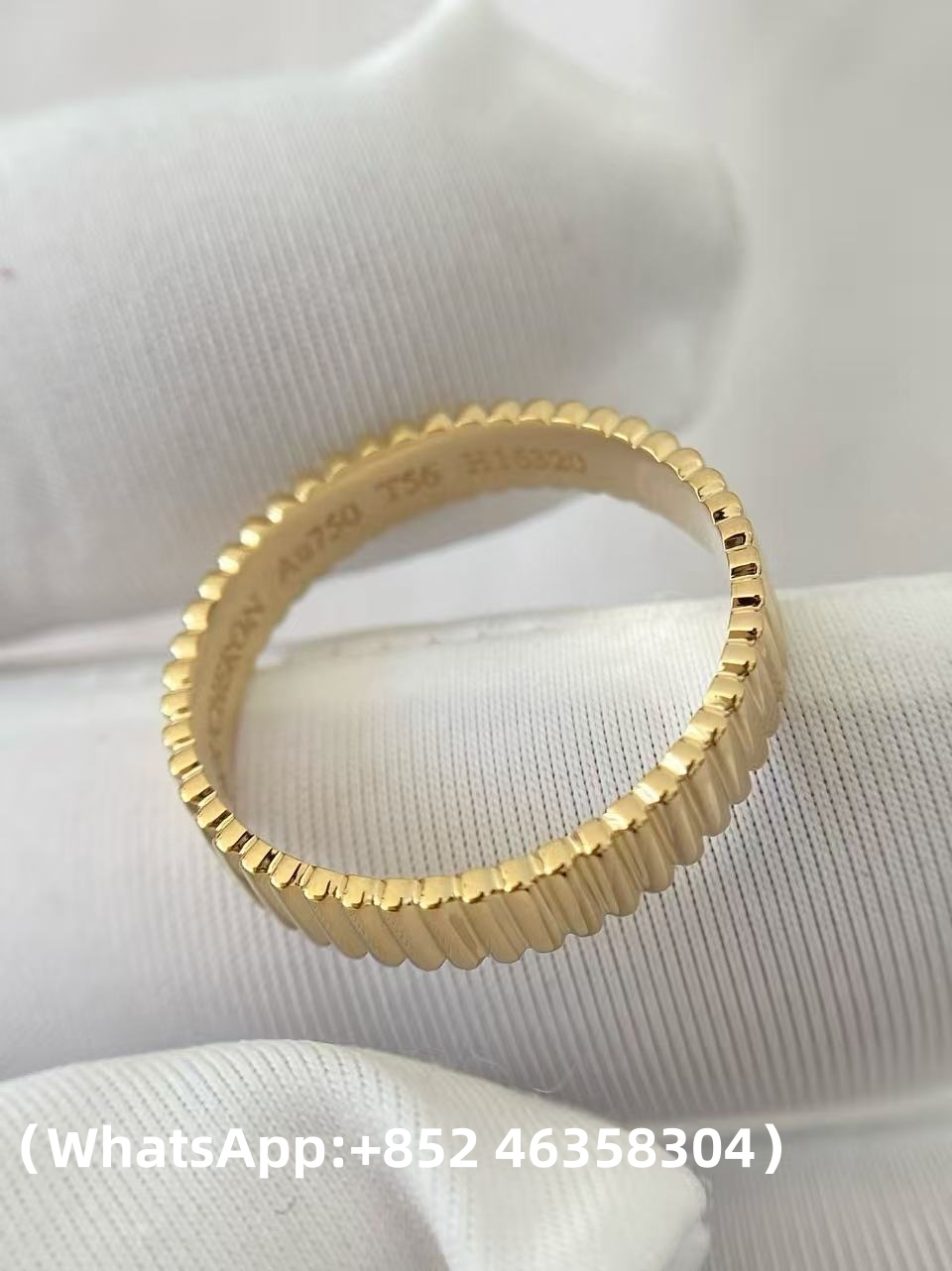 Custom Boucheron Grosgrain Wedding Band
