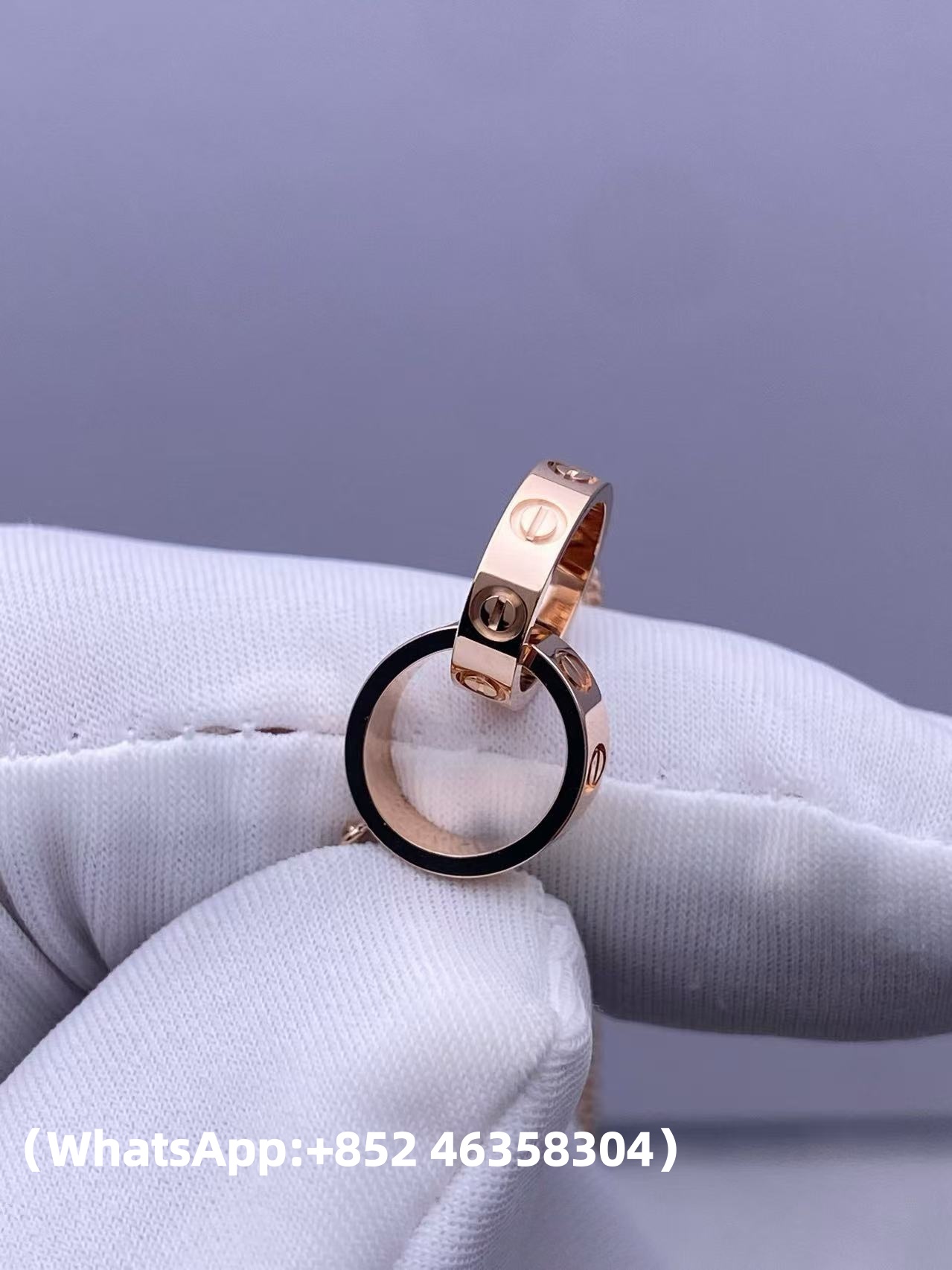 Custom 18k gold Cartier LOVE Pendant jewelry