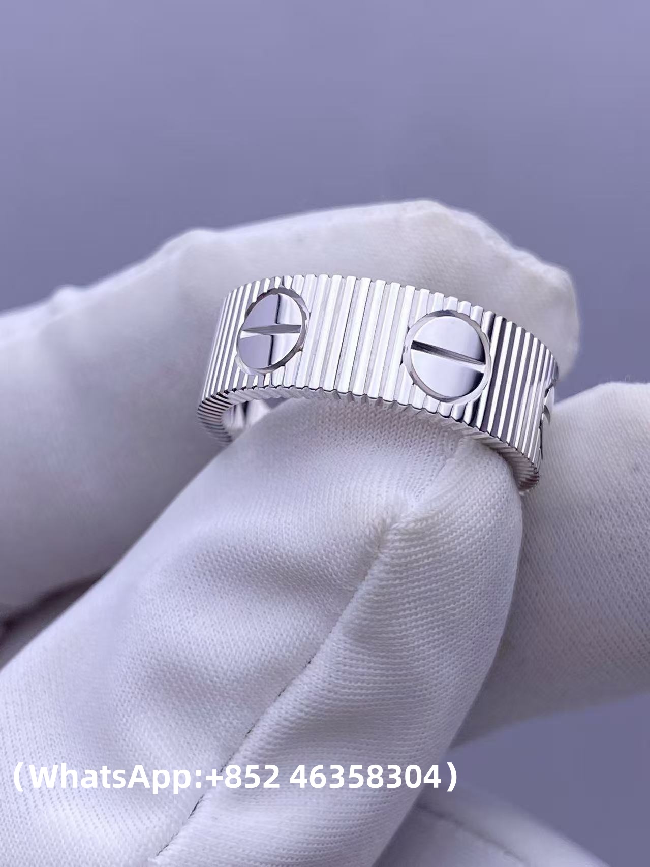 Custom Solid 18k Gold LOVE Unlimited Ring