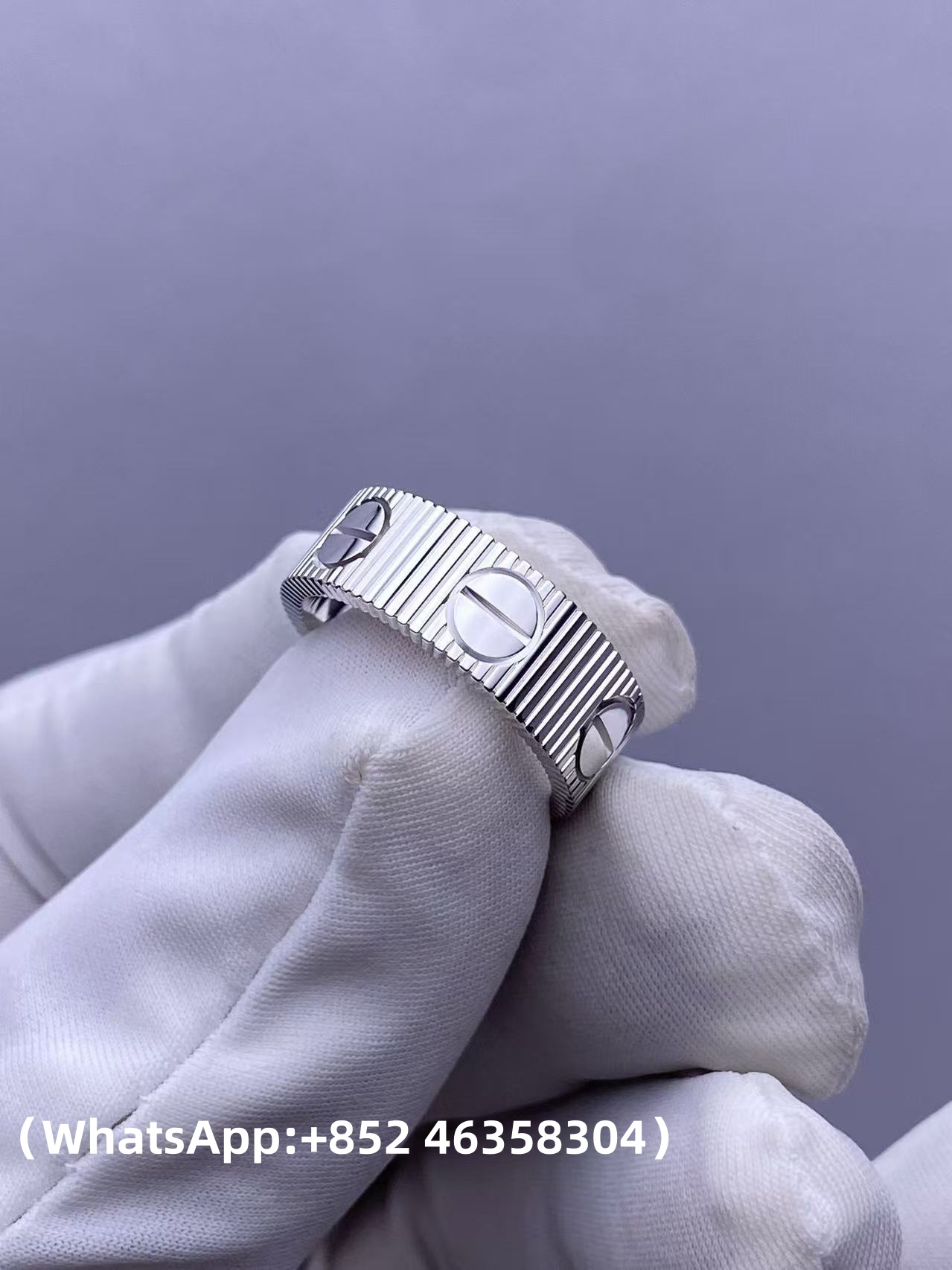 Custom Solid 18k Gold LOVE Unlimited Ring