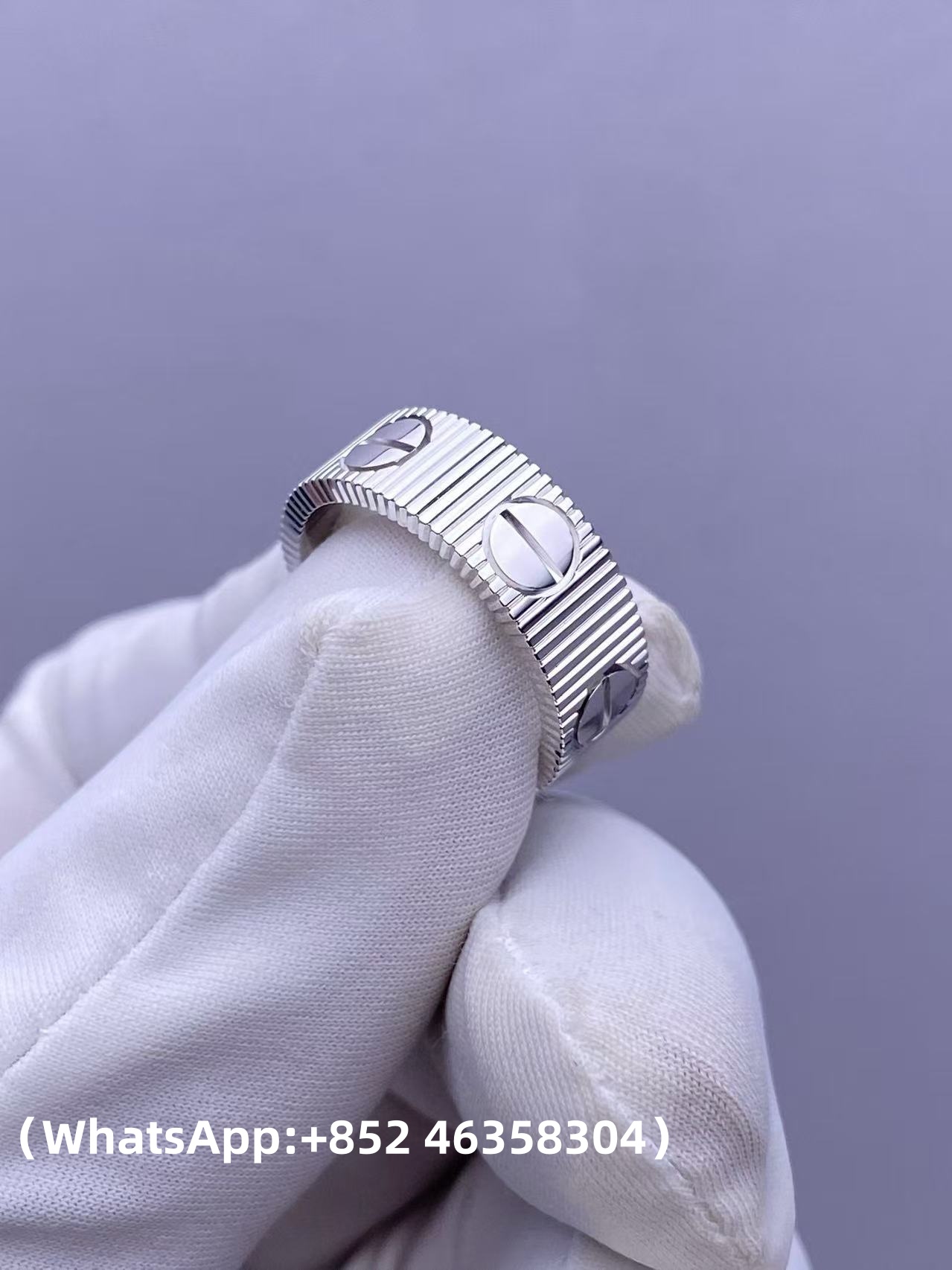 Custom Solid 18k Gold LOVE Unlimited Ring