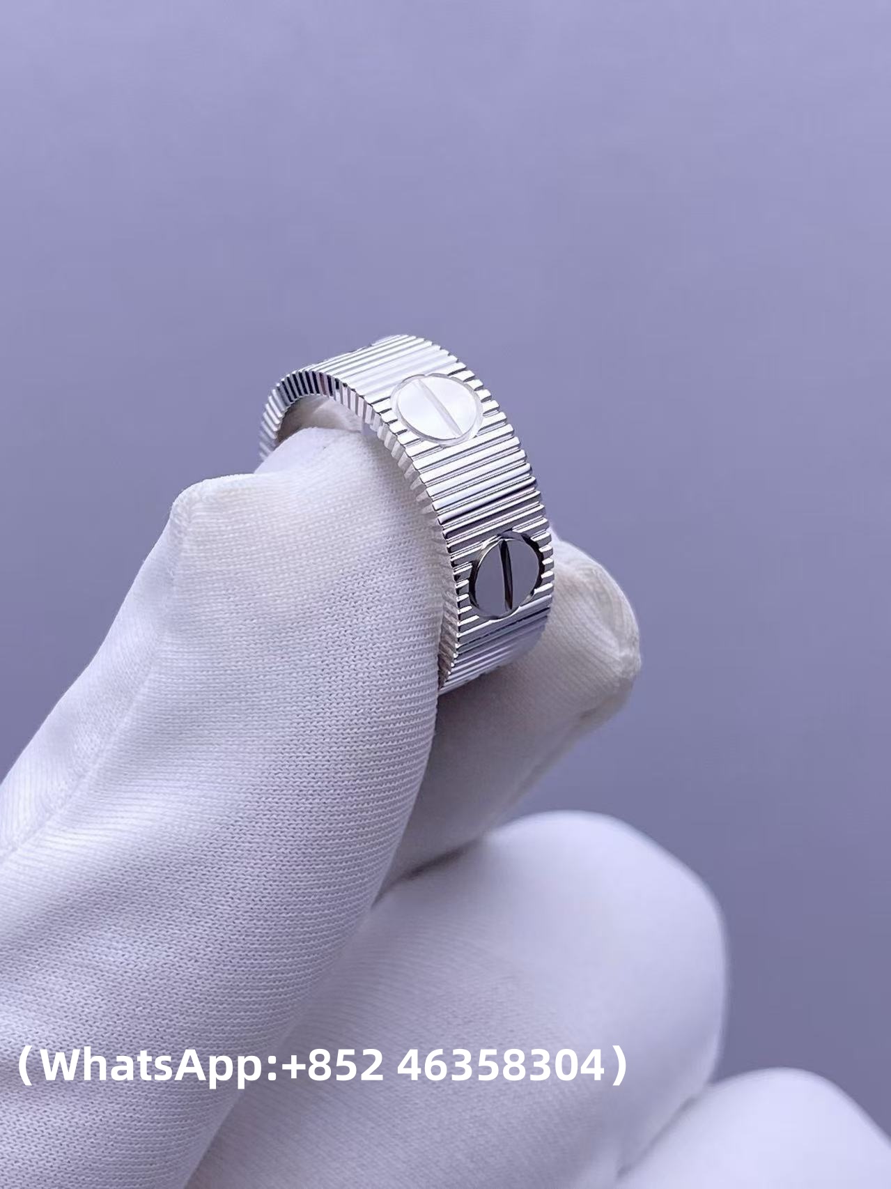 Custom Solid 18k Gold LOVE Unlimited Ring