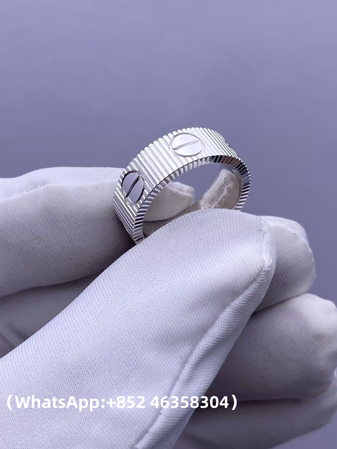 Custom Solid 18k Gold LOVE Unlimited Ring