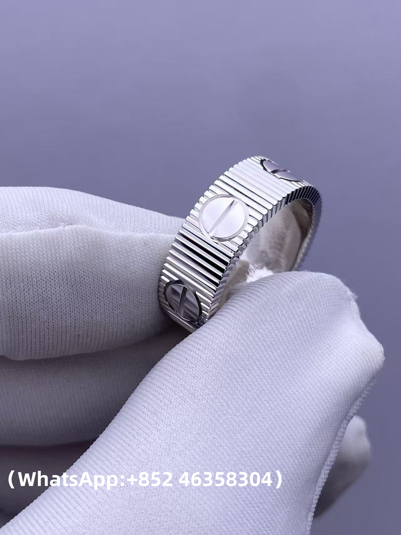 Custom Solid 18k Gold LOVE Unlimited Ring